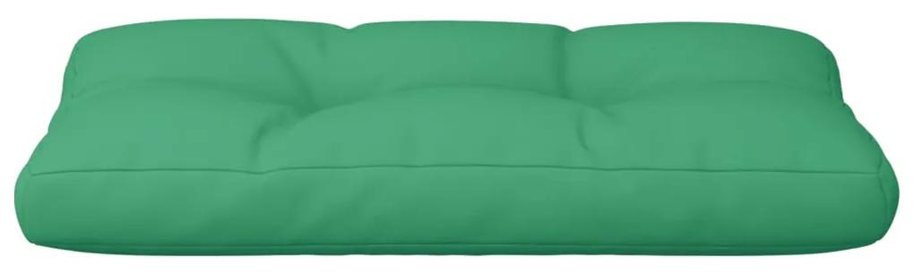 Cuscino per Pallet Verde 70x40x12 cm in Tessuto