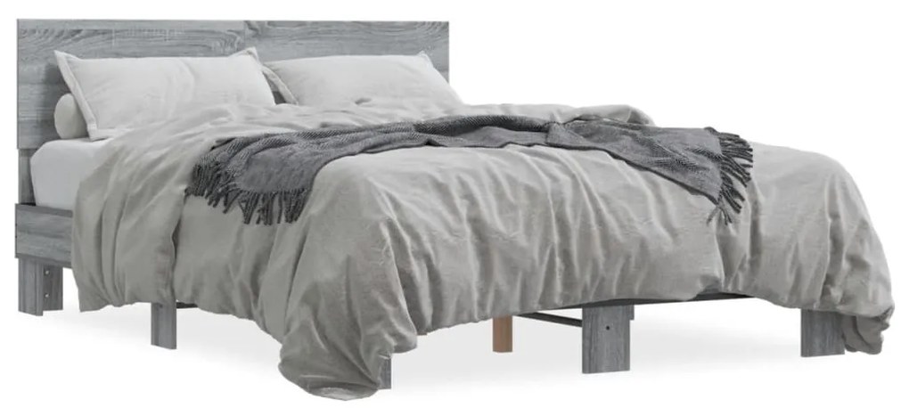 Giroletto Grigio Sonoma 120x190 Cm İn Legno Multistrato Metallo /
