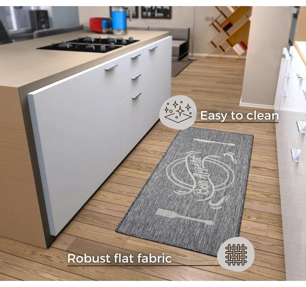 Passatoia greige 62x150 cm Cucina – Hanse Home