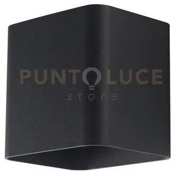 Applique biemissione led biome nera 7w 840lm cct 3000k / 4000k ip54...