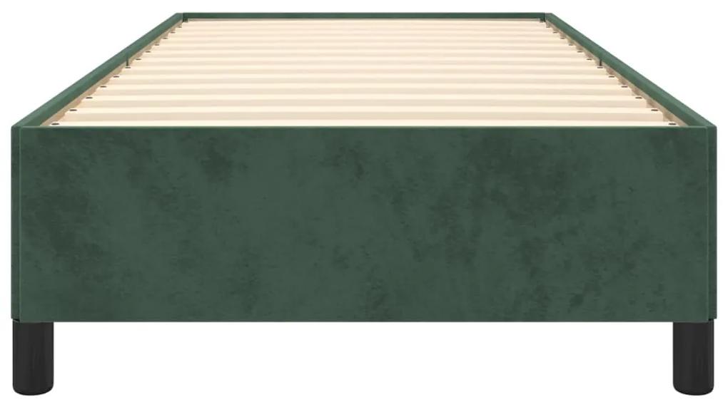 Giroletto verde scuro 80x200 cm in velluto
