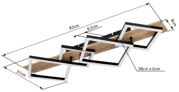 Globo 67294D3 - Plafoniera LED BEATRIX LED/30W/230V