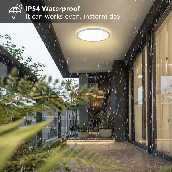 Brilagi - Lampada LED da bagno ULTRA SLIM LED/24W/230V diametro 42 cm bianco IP54