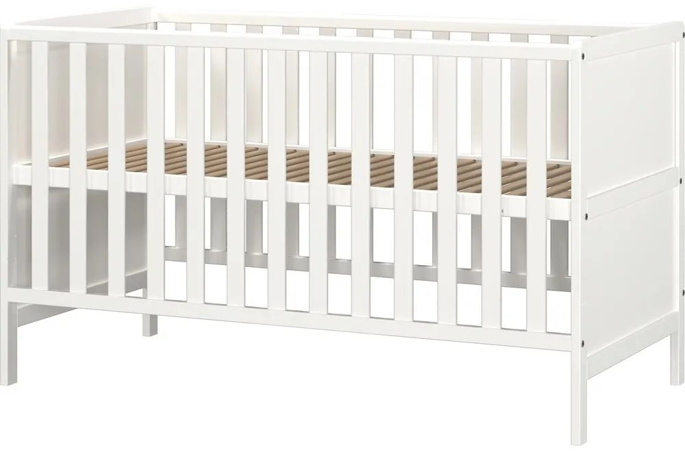 Lettino bianco in faggio massiccio 70x140 cm Alkmaar – Germania