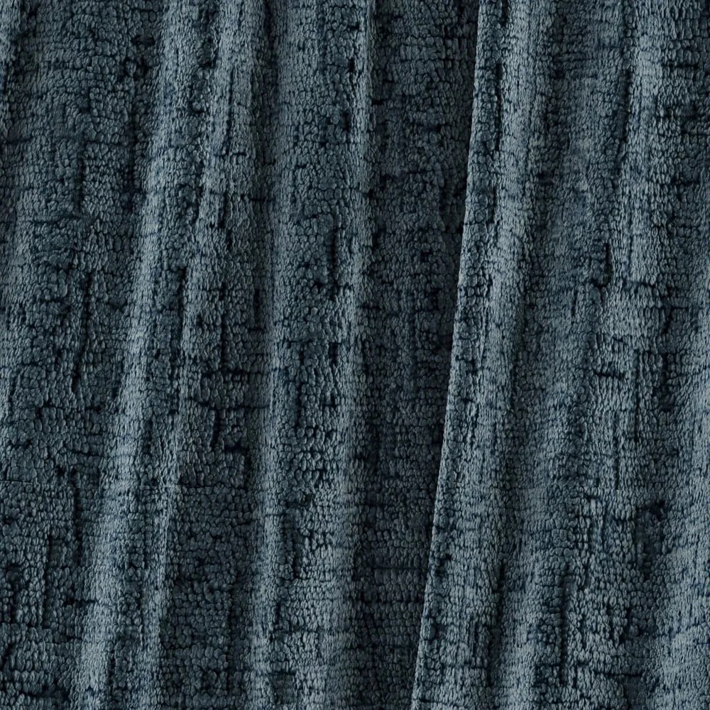 Letto matrimoniale imbottito blu polveroso con contenitore e rete inclusi 200x200 cm Voliera – Maison de Rêve