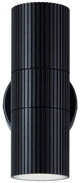 Brilliant - Applique da esterno KEOLA 2xGU10/10W/230V IP44 nero