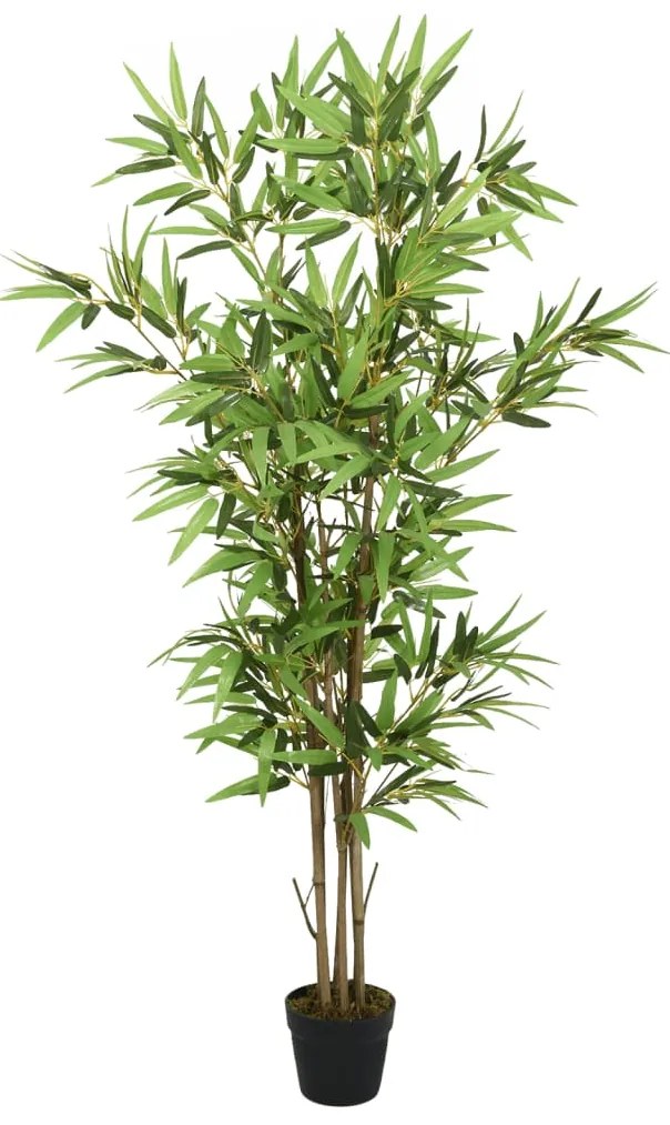 Albero Bambù Artificiale 828 Foglie 150 Cm Verde /