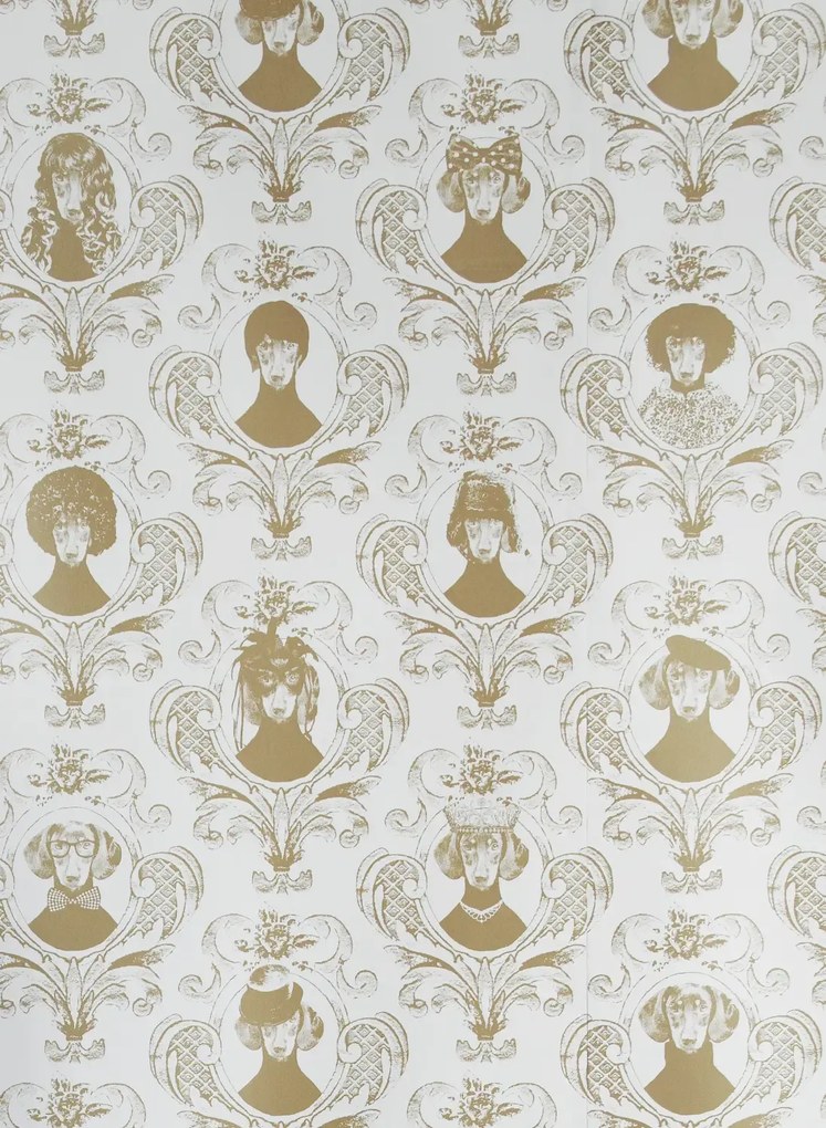 Studio Lisa Bengtsson Carta da parati Tillsammans - Gold