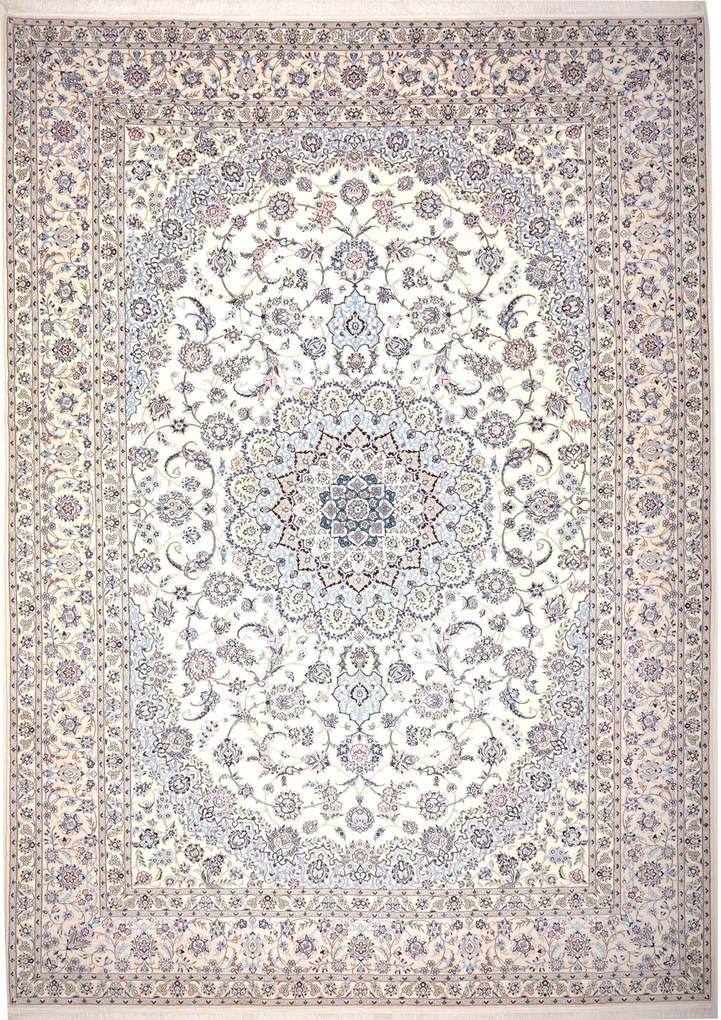 Nain Tappeto persiano 250 x 360 Beige (Iran) Annodato A Mano