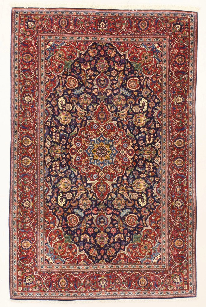 Kashan Tappeto persiano 200x140 (Iran) Annodato A Mano