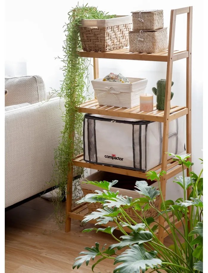 Organizer per vestiti sottovuoto/rinforzato in tessuto 42x25x25 cm Life – Compactor