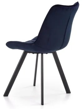 Sedia da pranzo COMORO 1 pz blu scuro