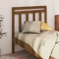 Testiera per Letto Miele 95x4x100 cm in Legno Massello di Pino cod mxl 46196