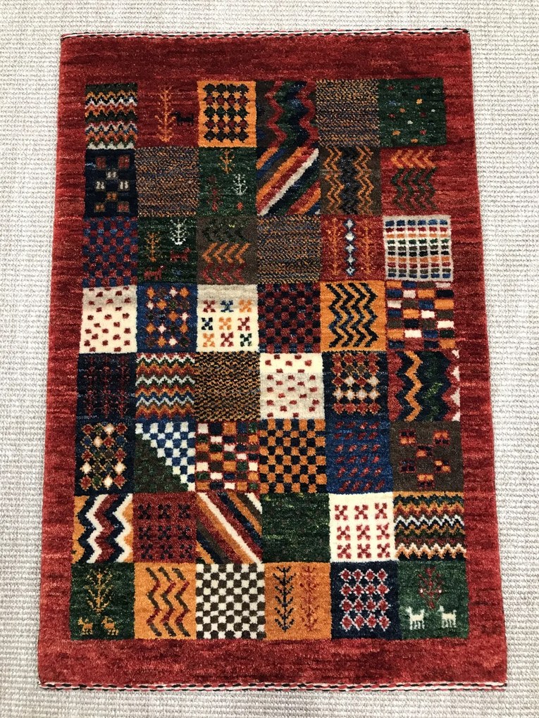 Loribaft Tappeto 90x60 (Iran) Annodato A Mano