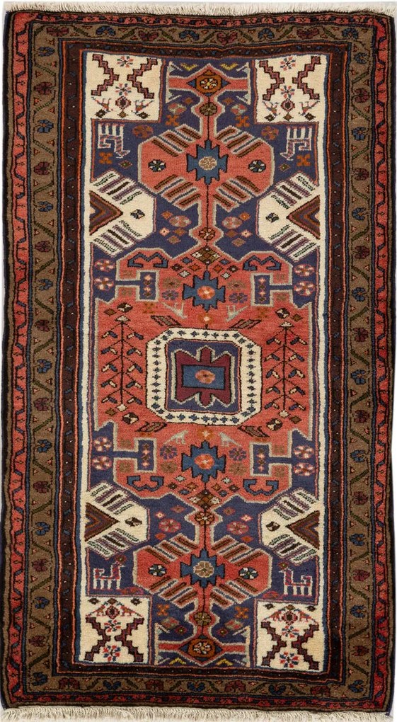 Shiraz Tappeto persiano 140x80 (Iran) Annodato A Mano