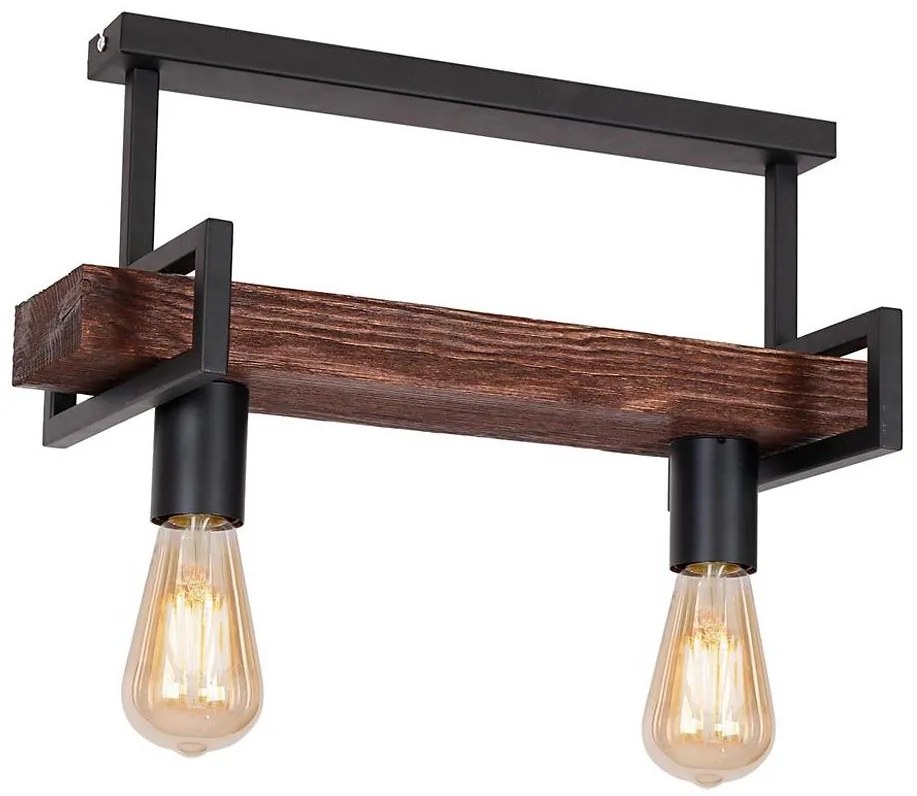 Lampadario a sospensione con supporto rigido HARD 2xE27/60W/230V