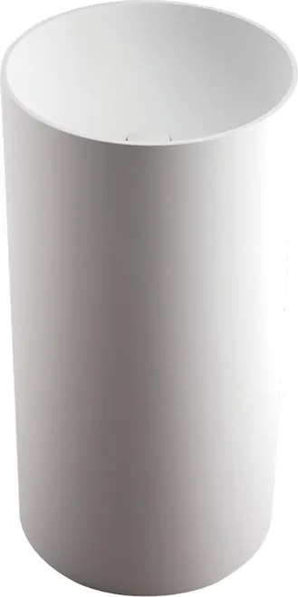 Lavabo a terra giulia technokarm lin100 diam. 44 h.87 cm bianco opaco