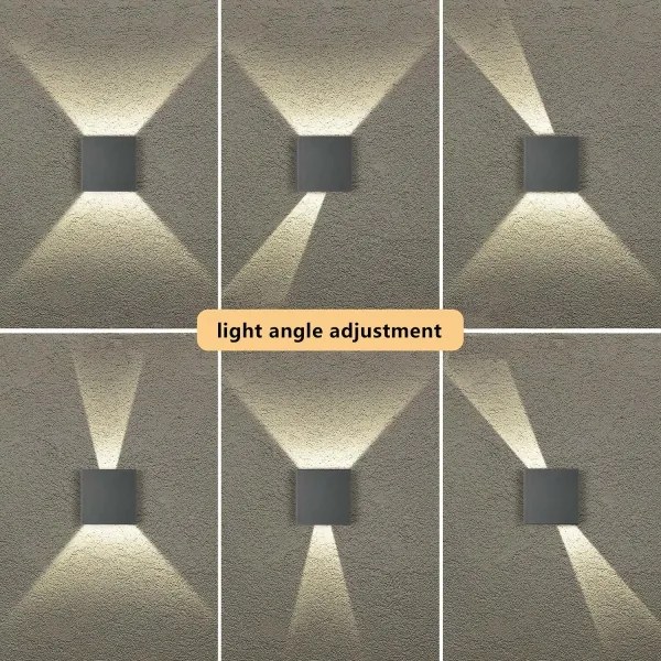 Brilagi - Applique da esterno DOUBLERAY LED/4W/230V, antracite, IP65