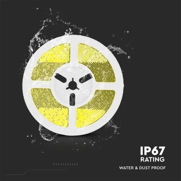 LED Striscia solare dimmerabile LED/1,2W/3,7V 3000K IP67 5m