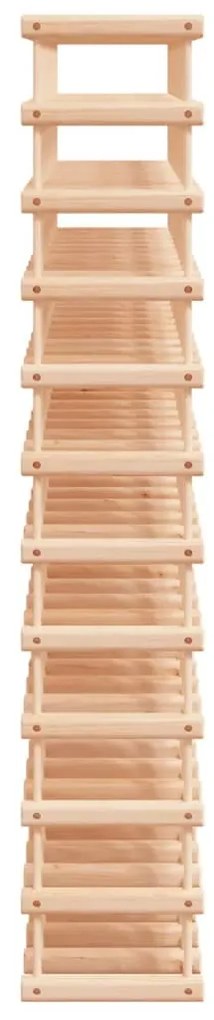 Portabottiglie vino 120bottiglie 112,5x23x123,5cm massello pino