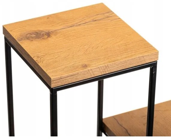 Portafiori 110x40 cm nero/marrone