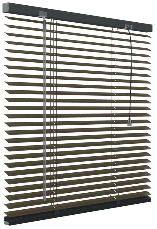 Veneziana Odessa in alluminio, grigio 180 x 180 cm, Larghezza lamelle: 25 mm