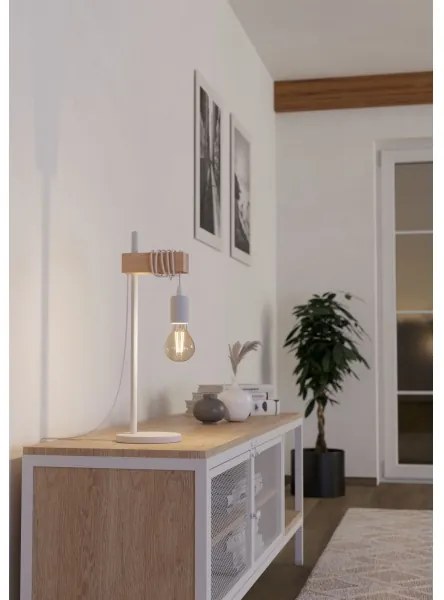 Eglo 33163 - Lampada da tavolo TOWNSHEND 1xE27/10W/230V