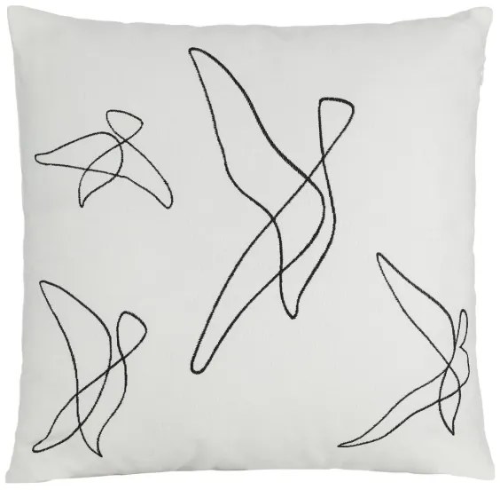 Eglo 420004 - Cuscino decorativo CHEVERY 45x45 cm bianco/nero