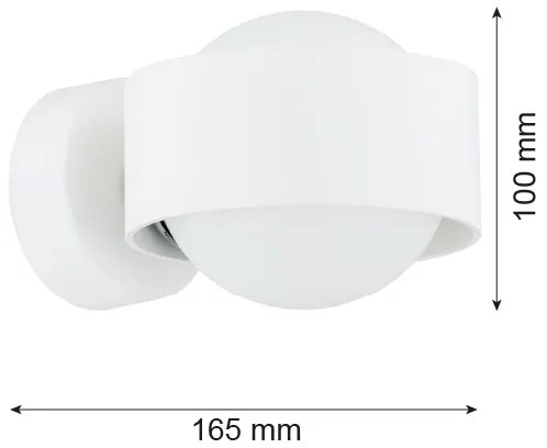 Argon 8057 - Applique MASSIMO PLUS 1xG9/6W/230V bianco