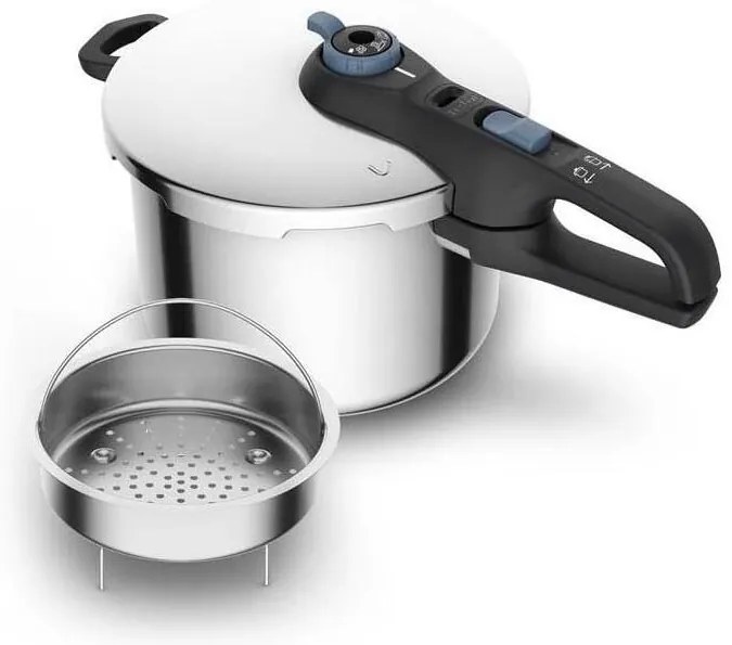 Tefal - Pentola a pressione 8 l SECURE TRENDY acciaio inossidabile