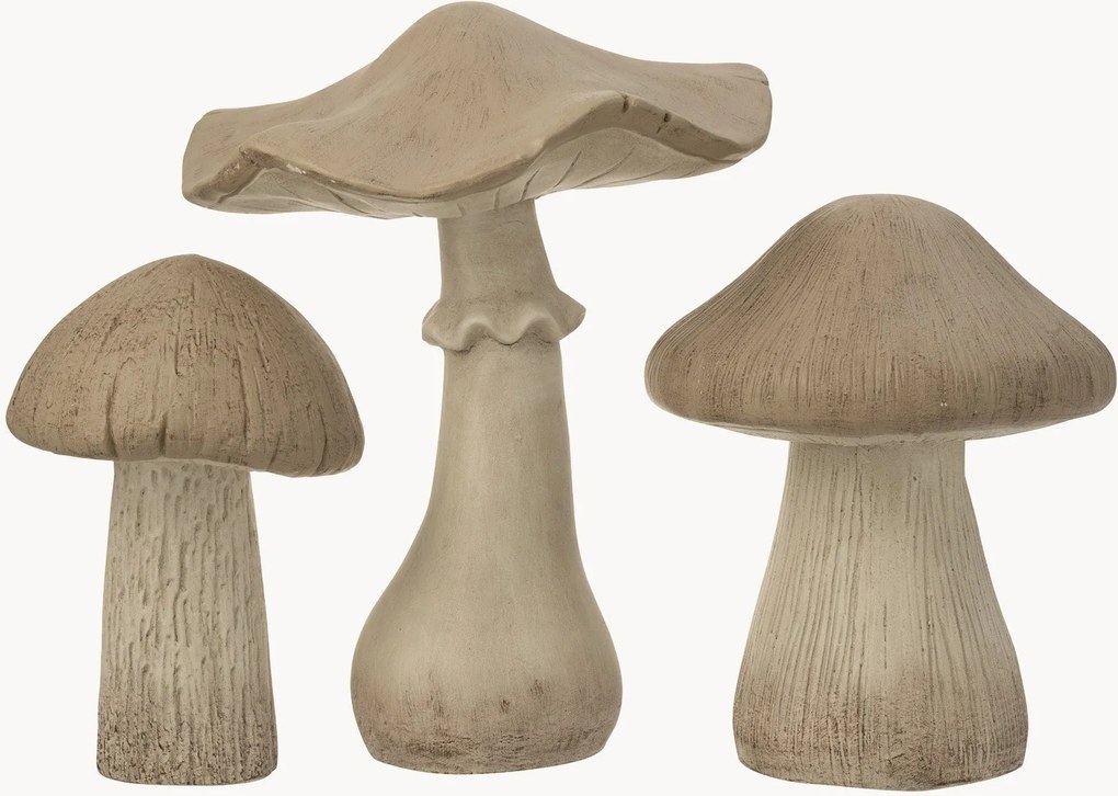 Set di 3 oggetti decorativi Pilz