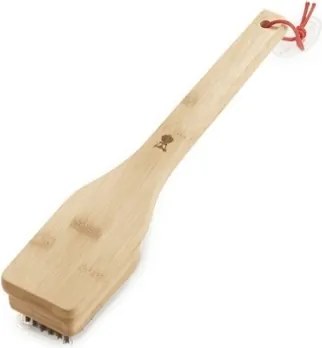 Spazzola Per Griglie Weber In Bamboo 30 cm Pulizia Barbecue 6275