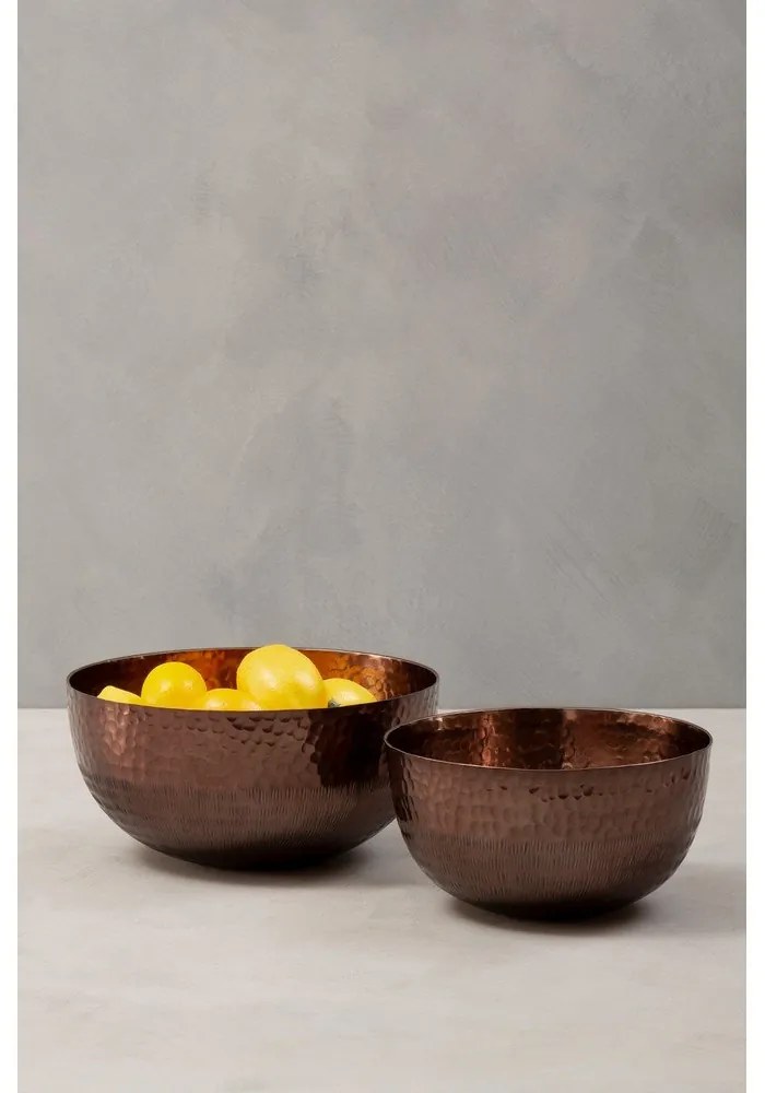Set di ciotole da portata in metallo color rame 2 pz ø 26 cm Solis - Premier Housewares