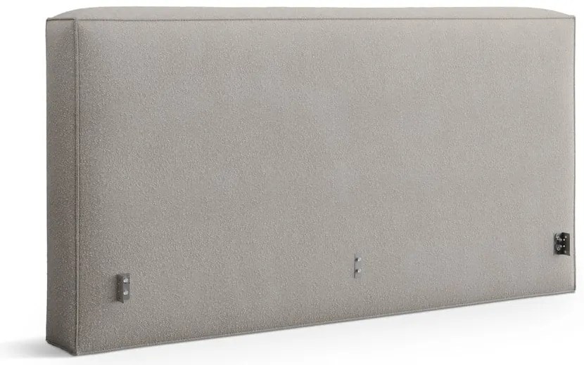 Testiera grigio chiaro in imbottito 229x100 cm Olivia – Micadoni