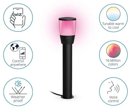 WiZ-LED RGBW Dimmerabile per esterni lampada ELPAS LED/3,6W/12V 2700-5000K IP65 Wi-Fi