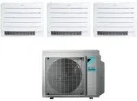 Climatizzatore Condizionatore Daikin a Pavimento Trial Split serie PERFERA FVXM-A 7+7+7 con 3MXM52N R-32 Wi-Fi Integrato 7000+7000+7000 Con Telecomando ad Infrarossi Incluso Garanzia Italiana - Novit