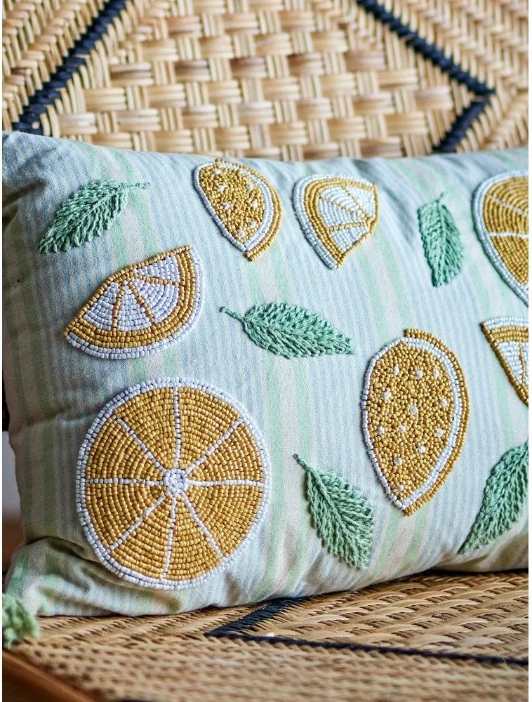 Cuscino decorativo in cotone 35x50 cm Lemon – Bloomingville