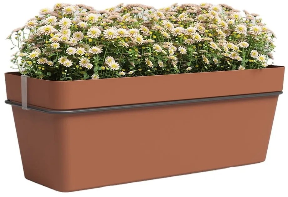 Fioriera sospesa autoinnaffiante in plastica riciclata da 50 cm Capri - Artevasi