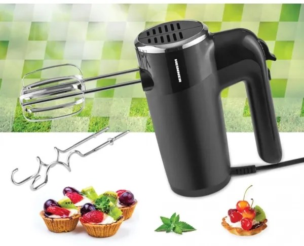Heinner HM-300BK - Sbattitore a mano 300W/230V nero