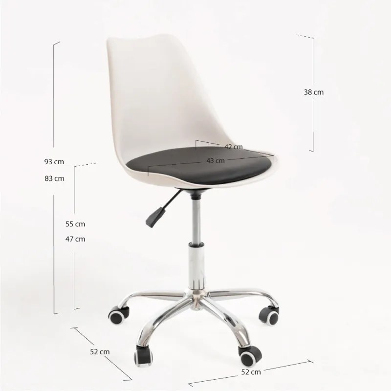 Sedia Neo - Bianco e Nero