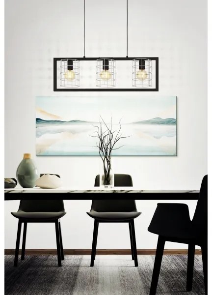 Eglo 43663 - Lampadario su corda JUBILY 3xE27/40W/230V