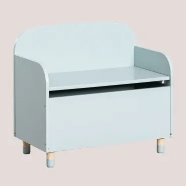 Baule per giocattoli Mimmy Kids Blu Nebbia - Sklum