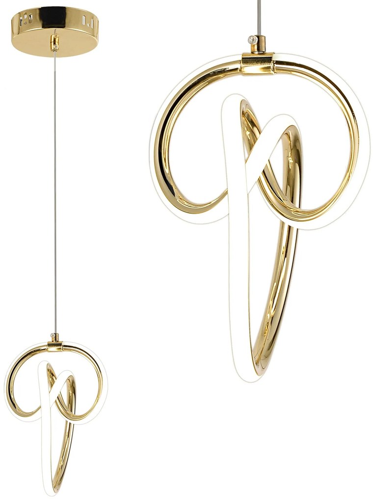 Lampada a sospensione LED LHJ092-1CP Gold