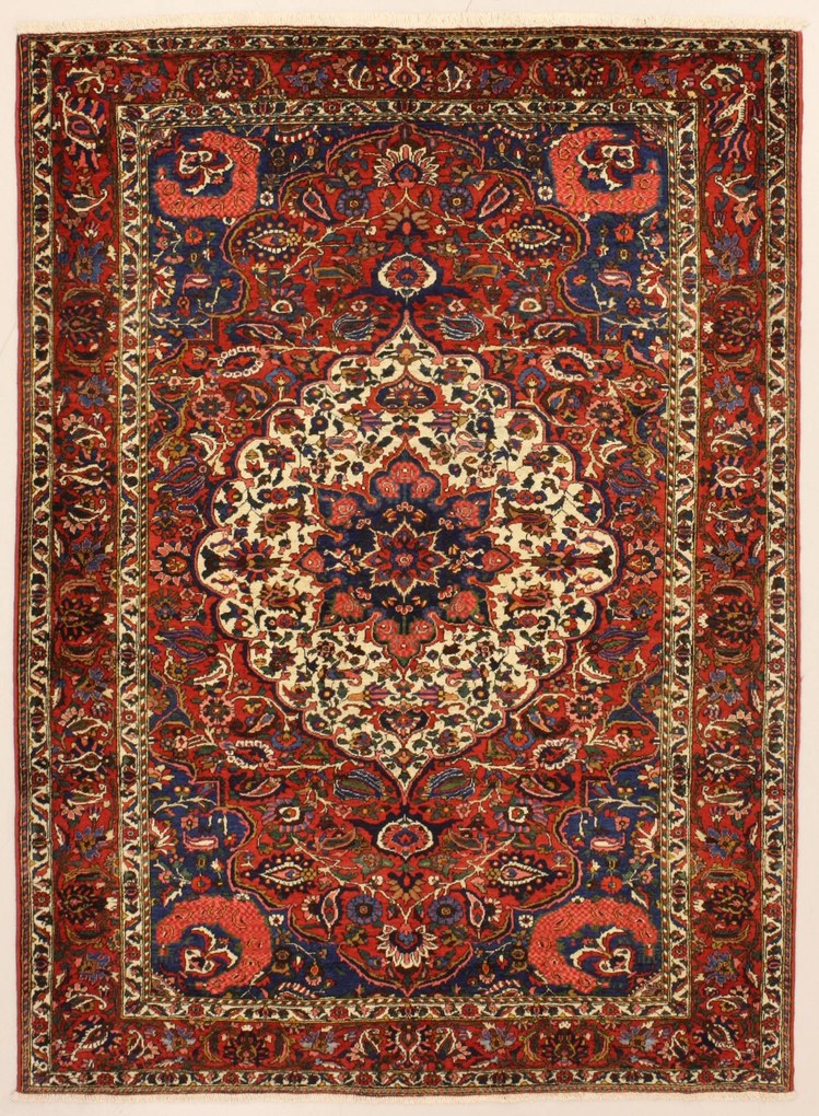 Bakhtiar Tappeto 210 x 150 (Iran) Annodato A Mano