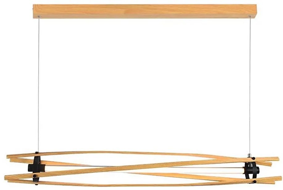 Lampadario LED a sospensione con filo LED/15W/230V 3000K marrone