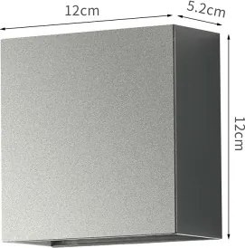 Brilagi - Applique da esterno DOUBLERAY LED/4W/230V, antracite, IP65