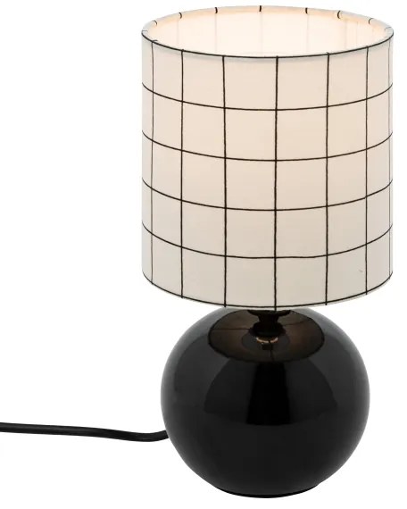 Atmosphera - Lampada da tavolo TIMÉO 1xE14/60W/230V nero/bianco