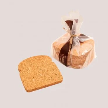 Pack Da 6 Sottobicchieri In Sughero Binbo Natural - Sklum