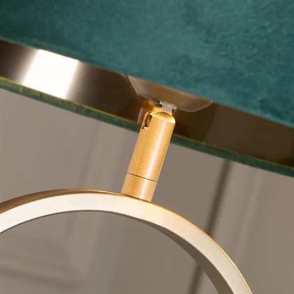 Searchlight EU94102EM - Lampada da tavolo MODISH 1xE27/60W/230V verde