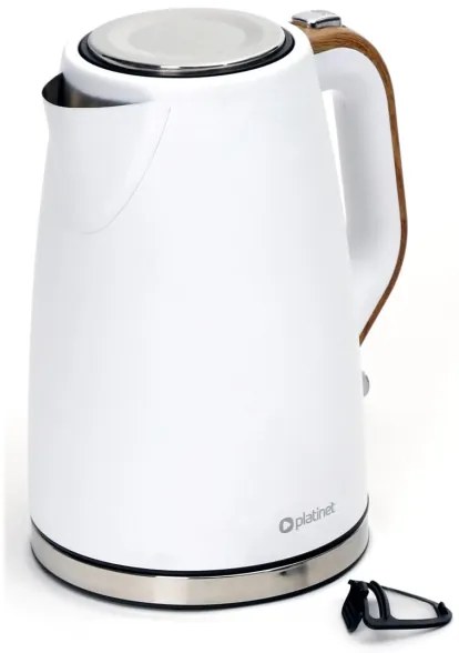 Bollitore 1,7 l 2400W/230V acciaio inox/bianco